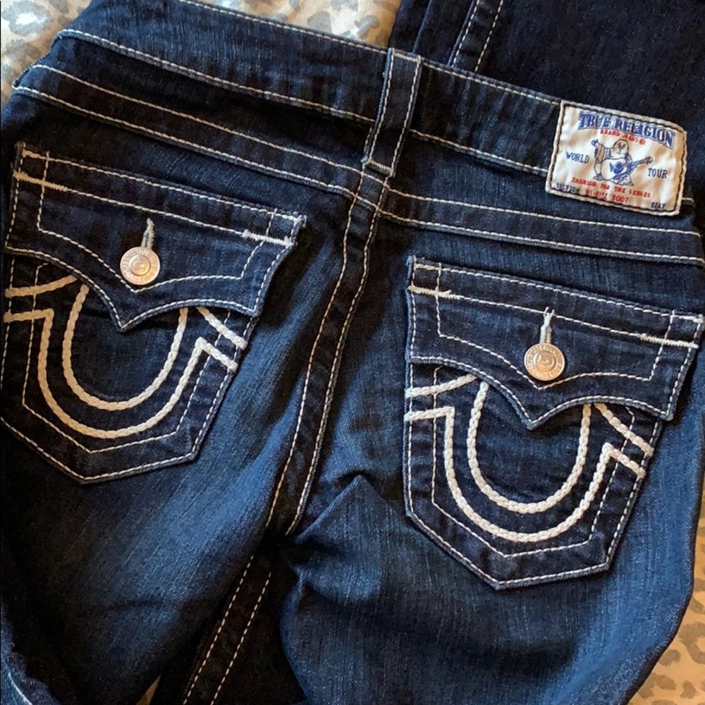 True Religion “high rise bootcut” jean
